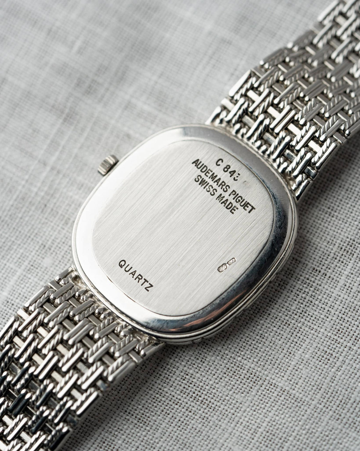 Audemars Piguet Ellipse 18ct White Gold Onyx diamond dial