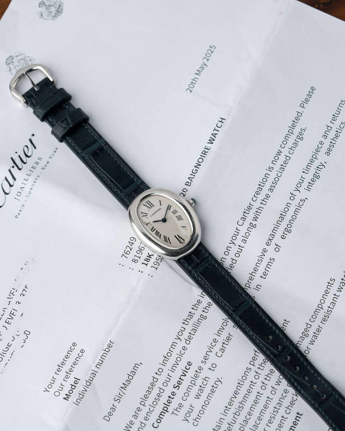 Cartier Baignoire 1955 White Gold (Ref. W1516856) 2025 Cartier Service