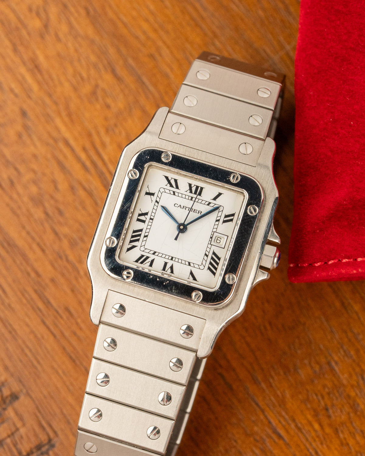 Cartier Santos Stainless Steel Carree 2960