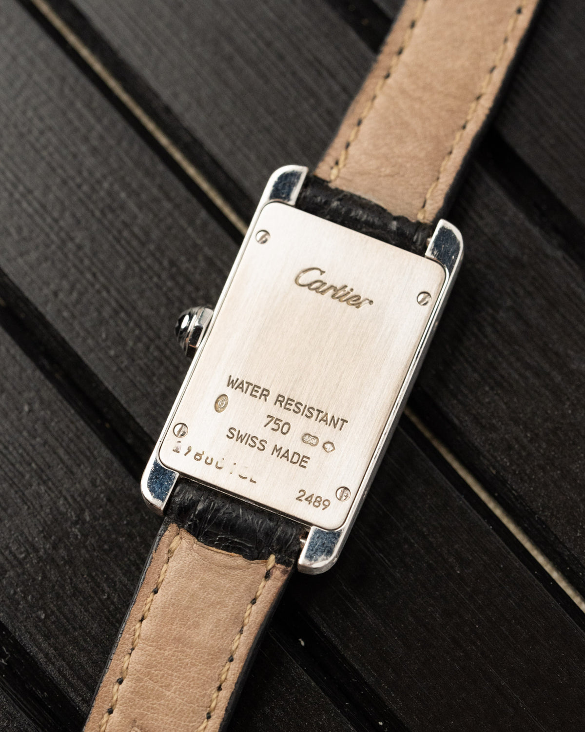 Cartier Tank Americaine White Gold 2489