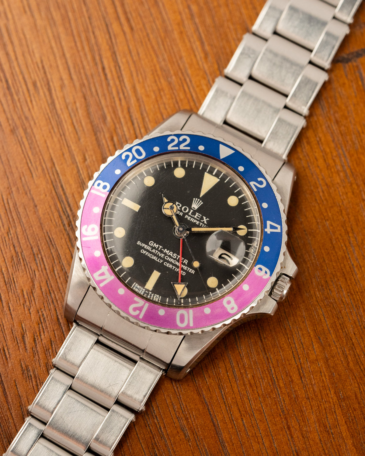 Rolex GMT-Master 1675 Fuchsia Insert Mark 1 Long E Dial – photo 2