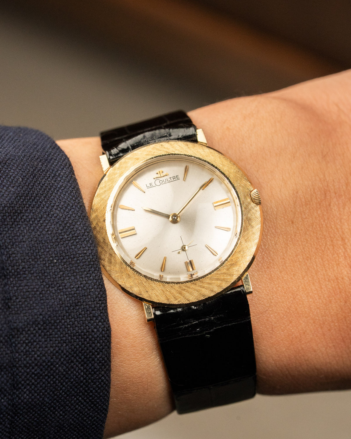 LeCoultre 33mm 14ct Disco Volante Box Papers