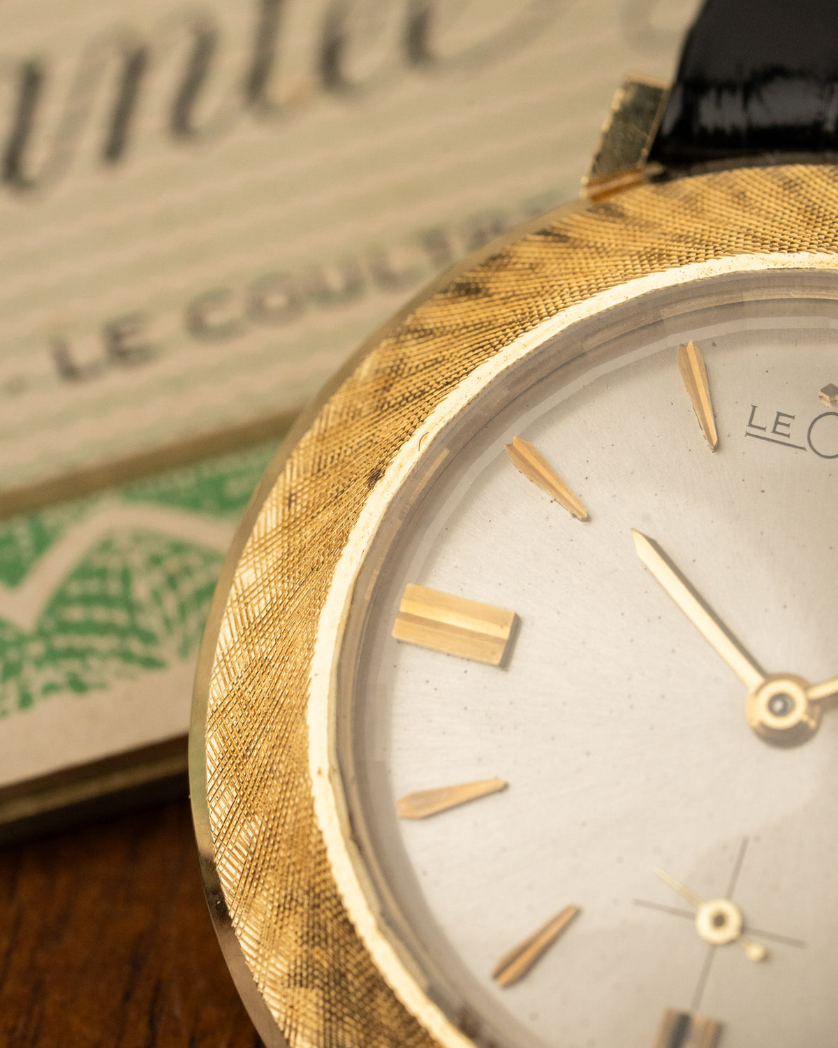 LeCoultre 33mm 14ct Disco Volante Box Papers