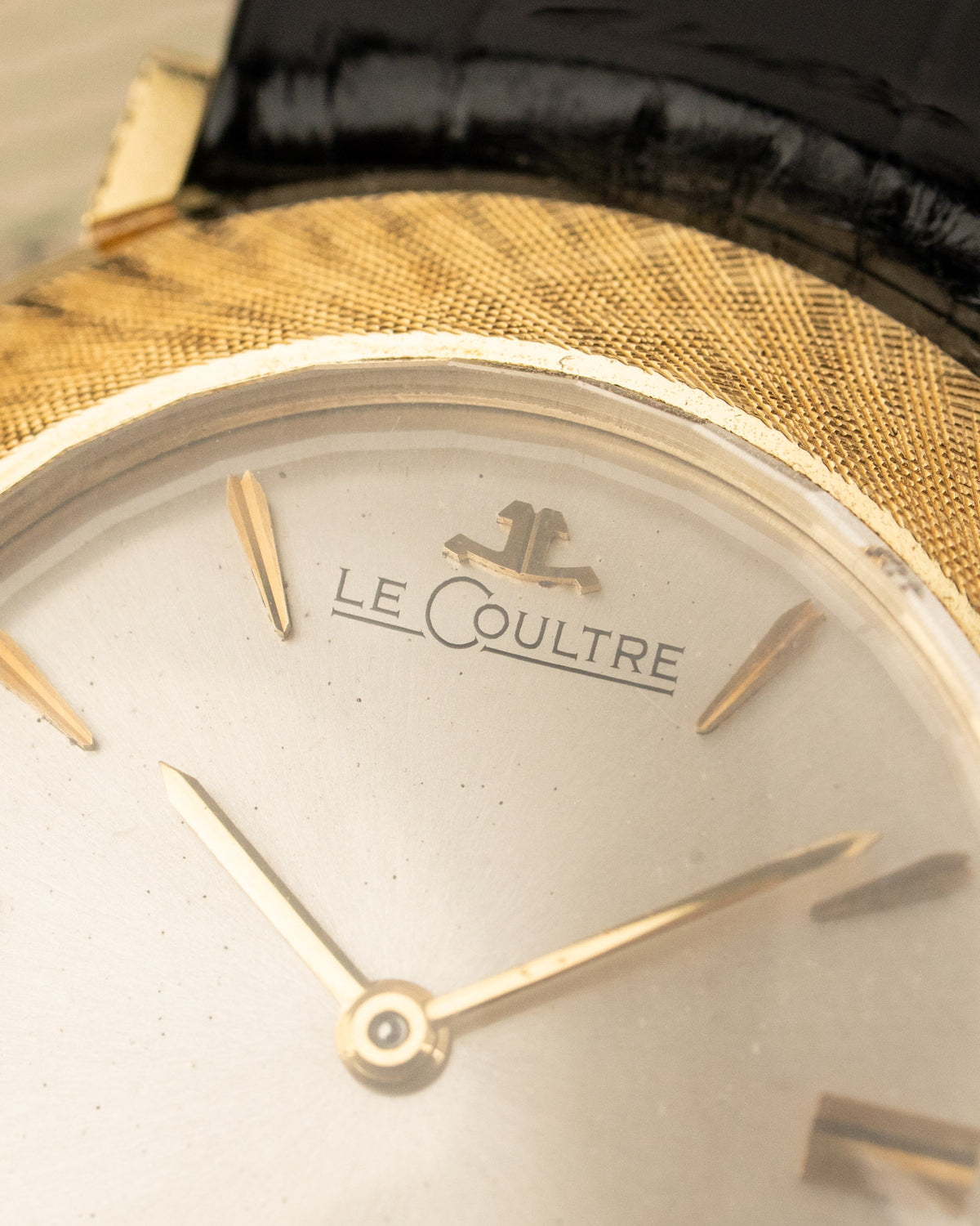 LeCoultre 33mm 14ct Disco Volante Box Papers