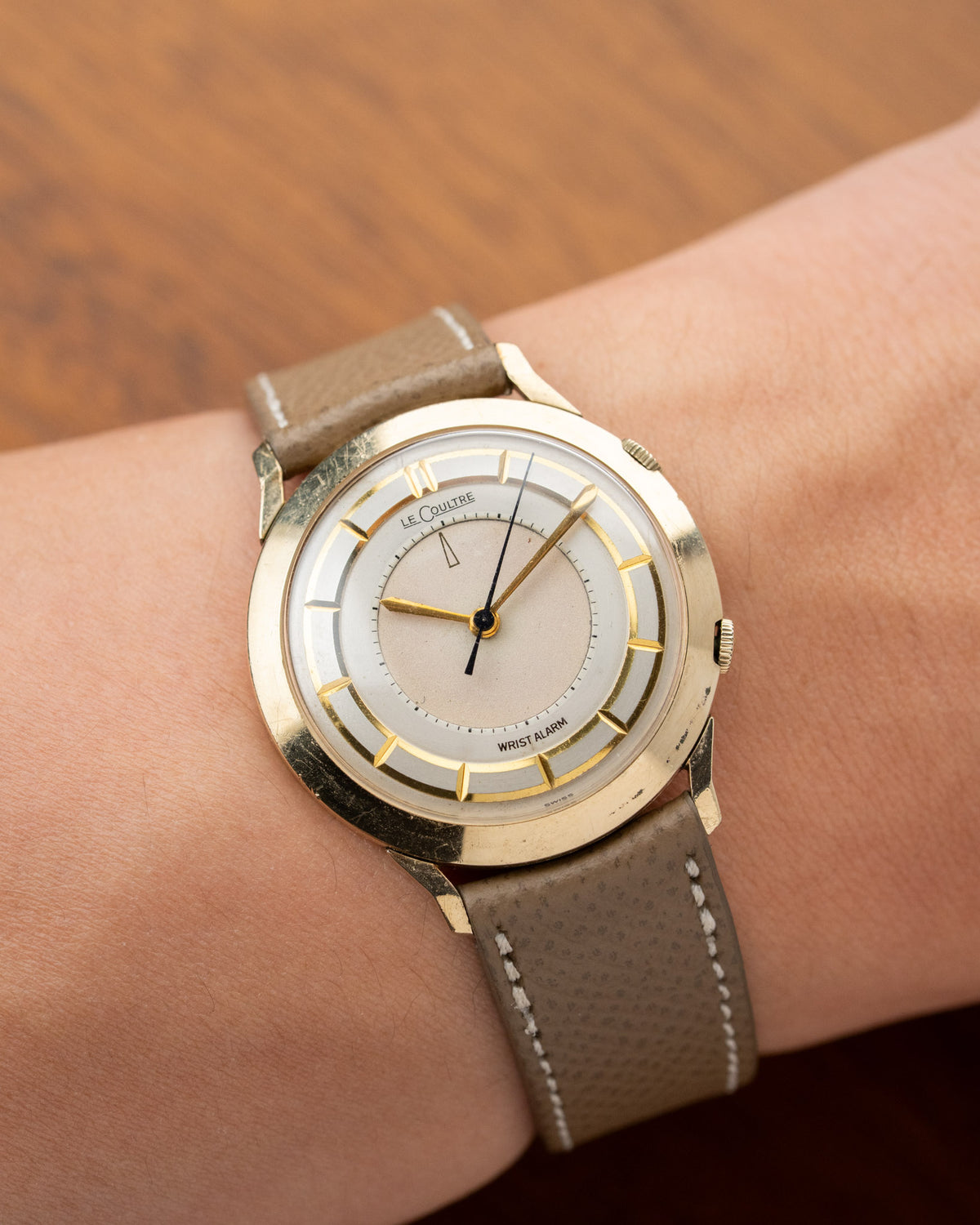 LeCoultre Memovox wrist alarm gold filled 1950s – photo 6