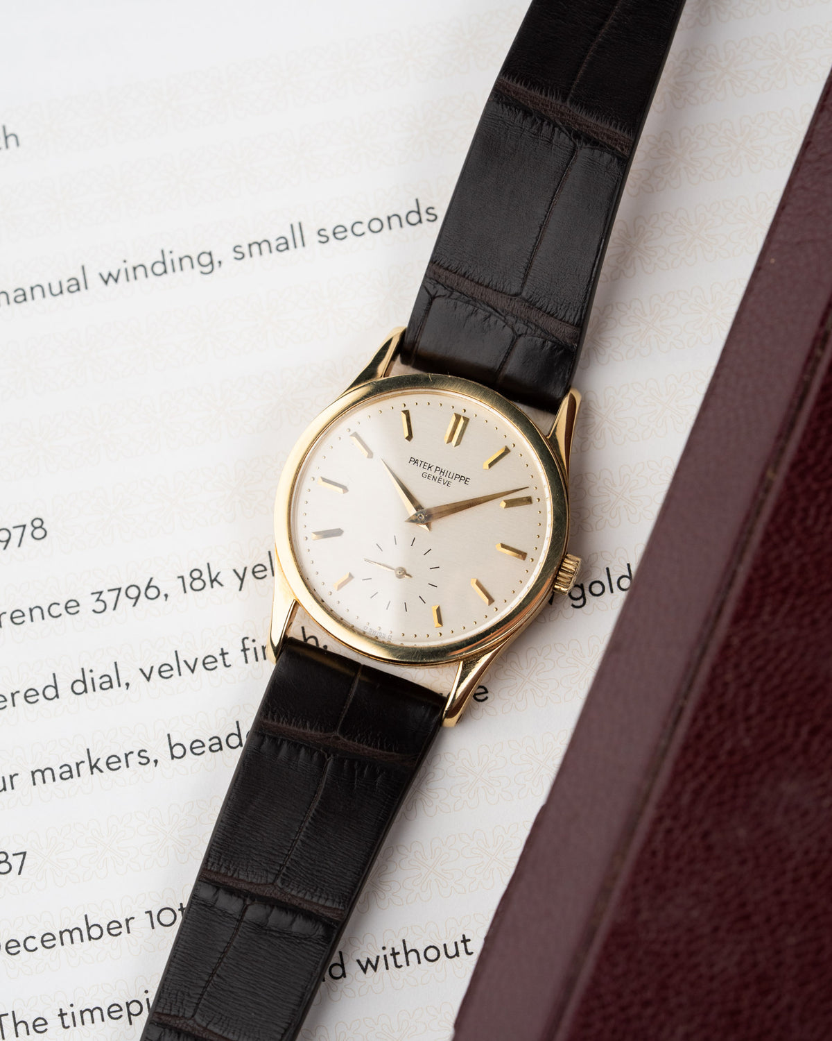 Patek Philippe Calatrava 3796 Silver Brushed Dial