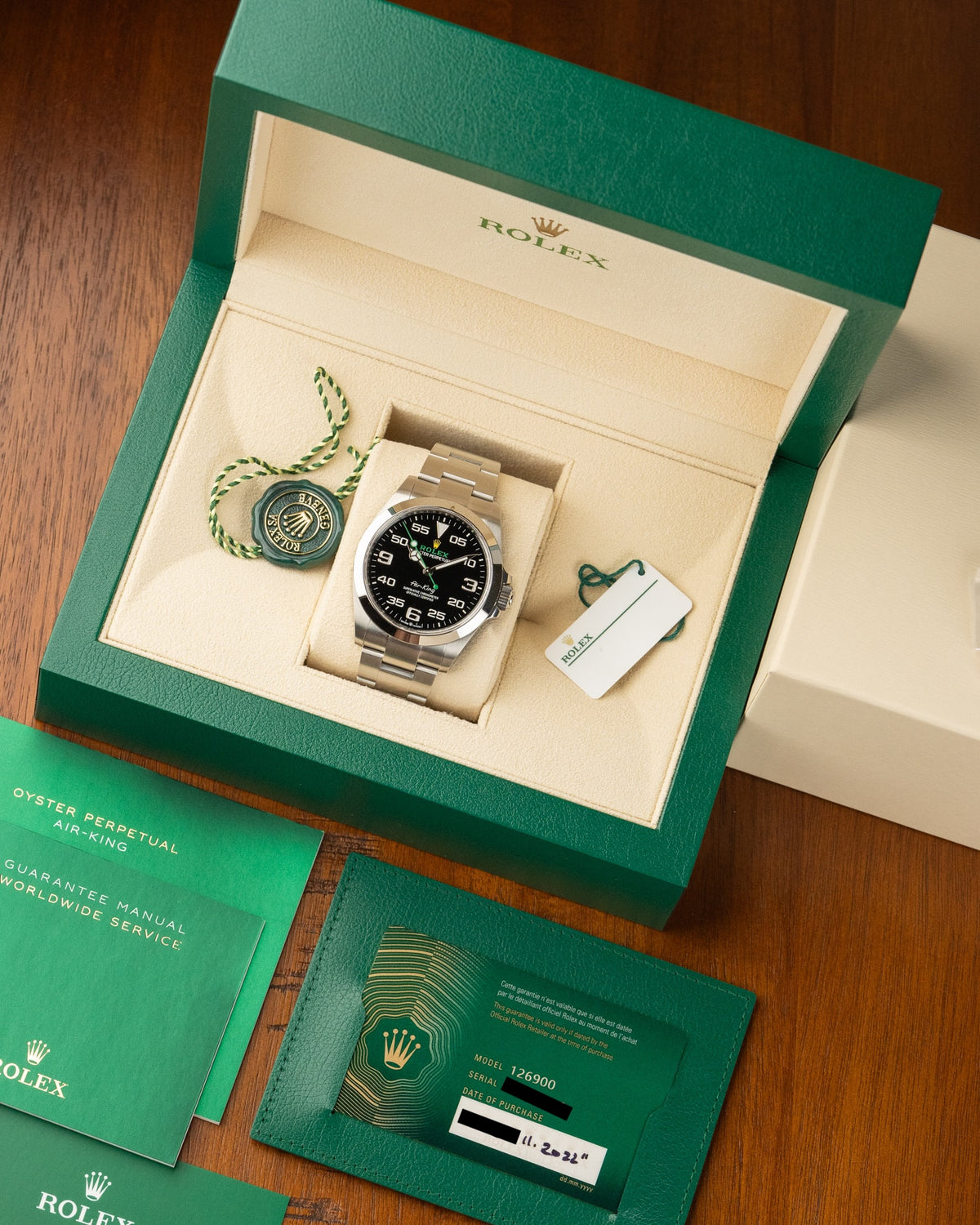 Rolex Air King Full Set 126900 2022