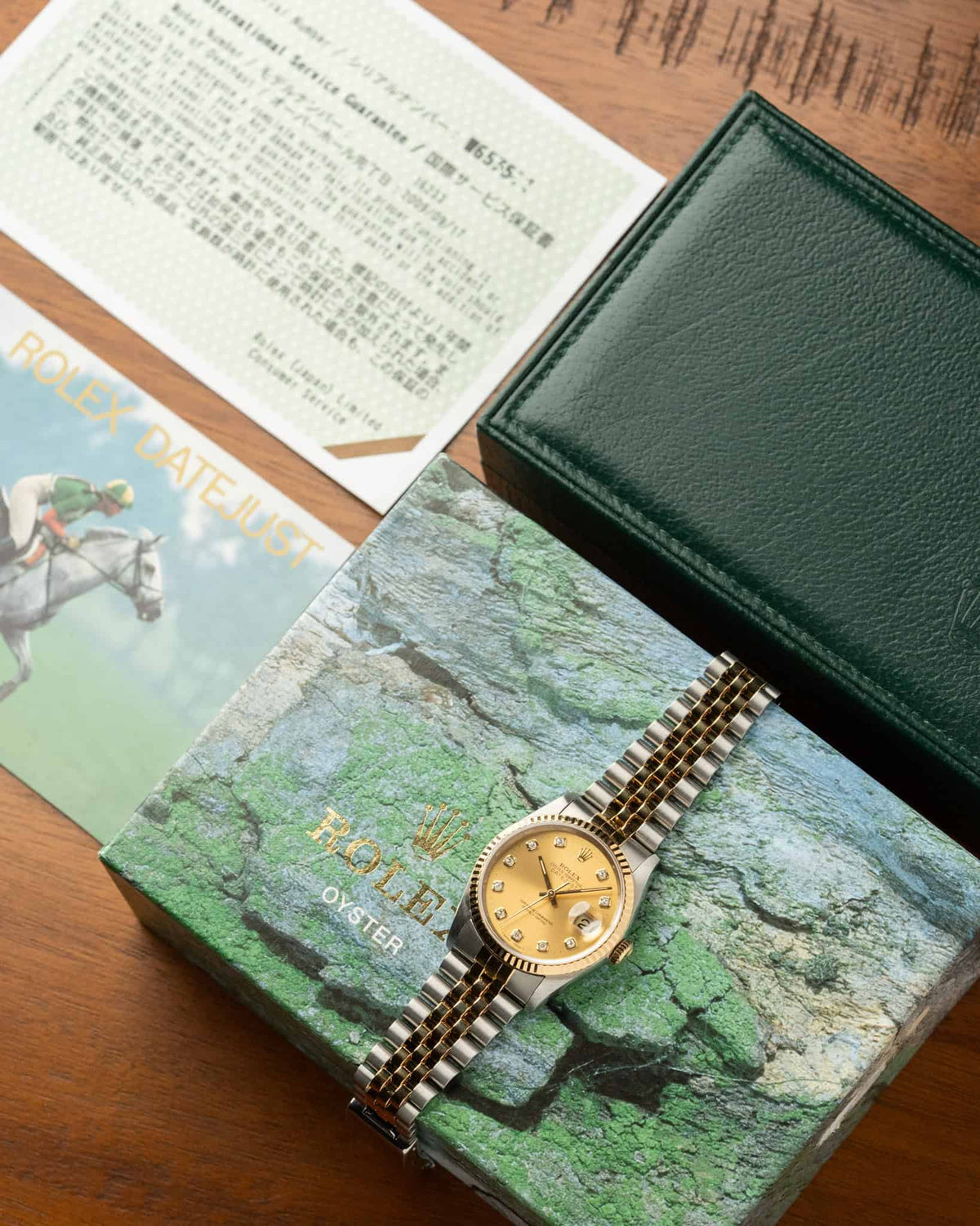 Rolex Datejust 16233G Box booklets and Guarantee