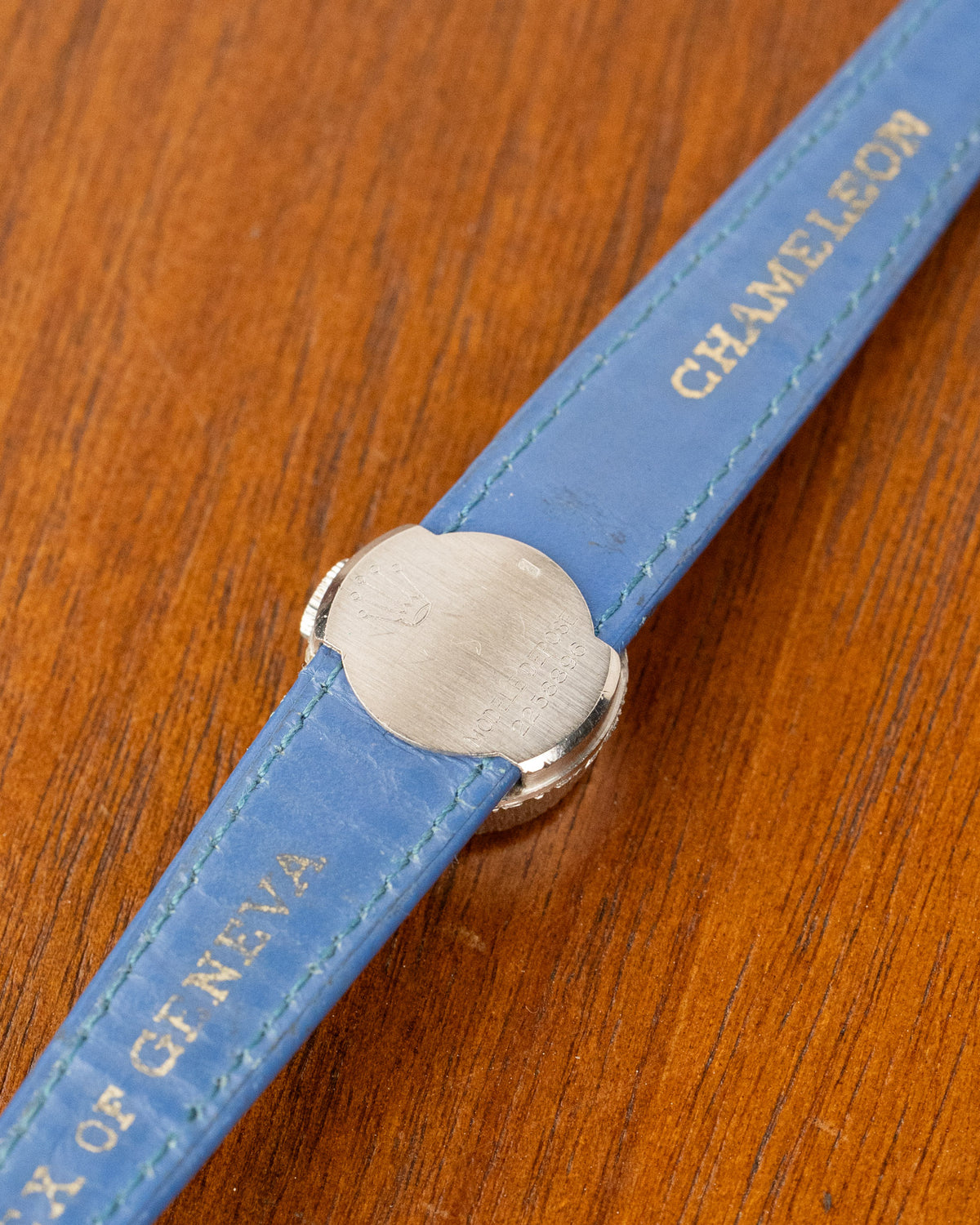 Rolex Chameleon 18k white gold circular engraved case – photo 8