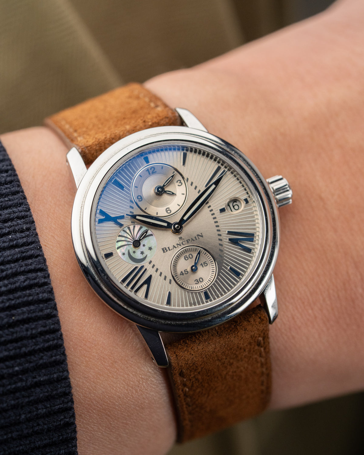 Blancpain Ladybird Double Time Zone 3760-1136-52B stainless steel – photo 1