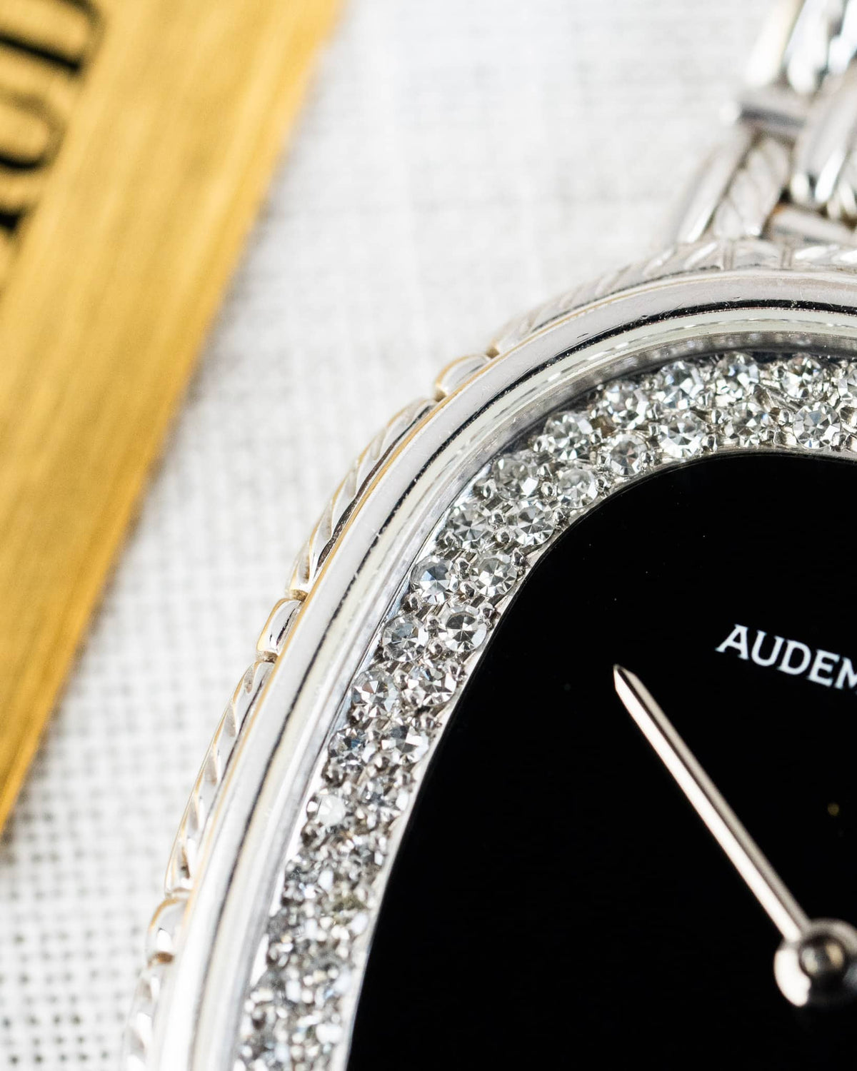 Audemars Piguet Ellipse 18ct White Gold Onyx diamond dial