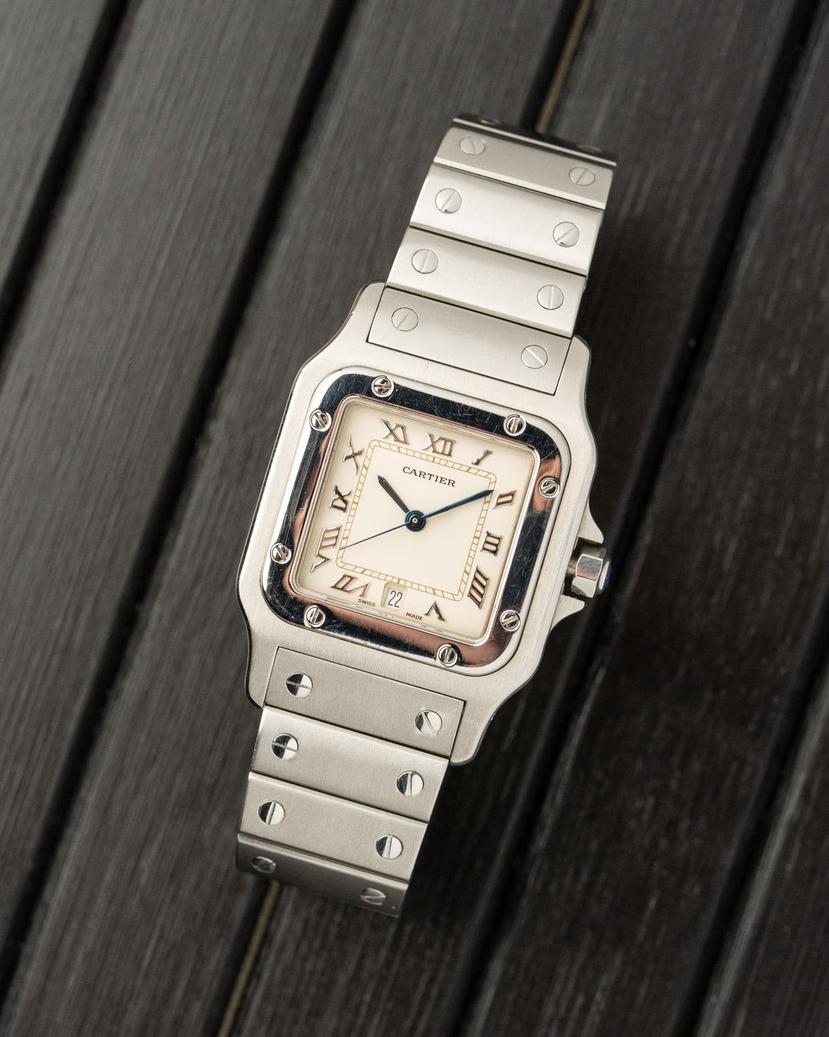 Cartier Galbee LM 987901 Applied Roman Numerals