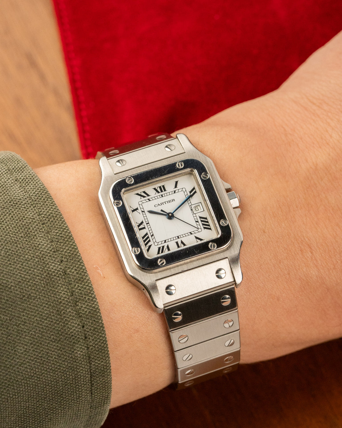Cartier Santos Stainless Steel Carree 2960