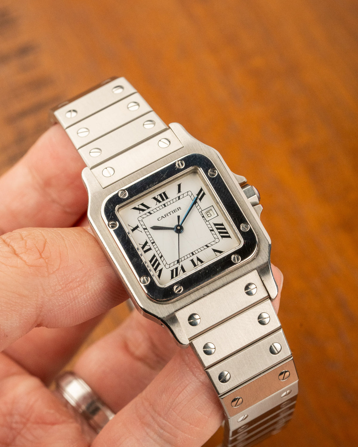 Cartier Santos Stainless Steel Carree 2960