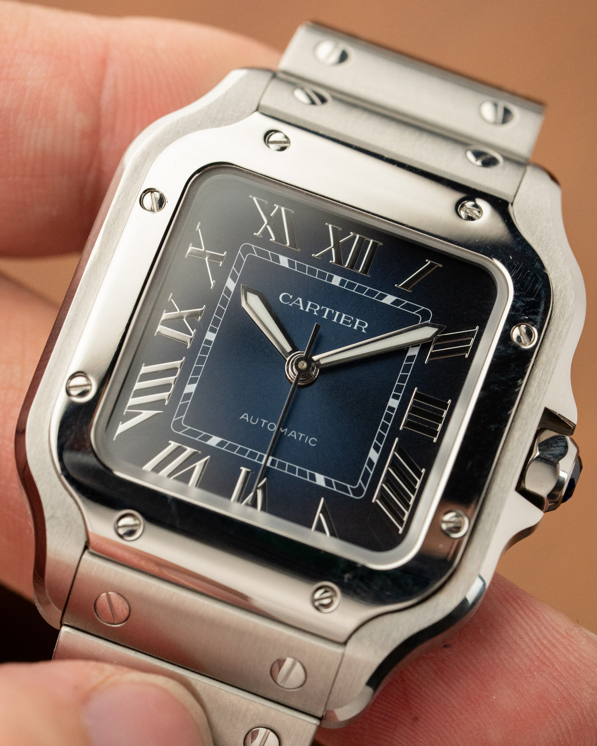 Cartier Santos De Cartier Medium Blue WSSA0063