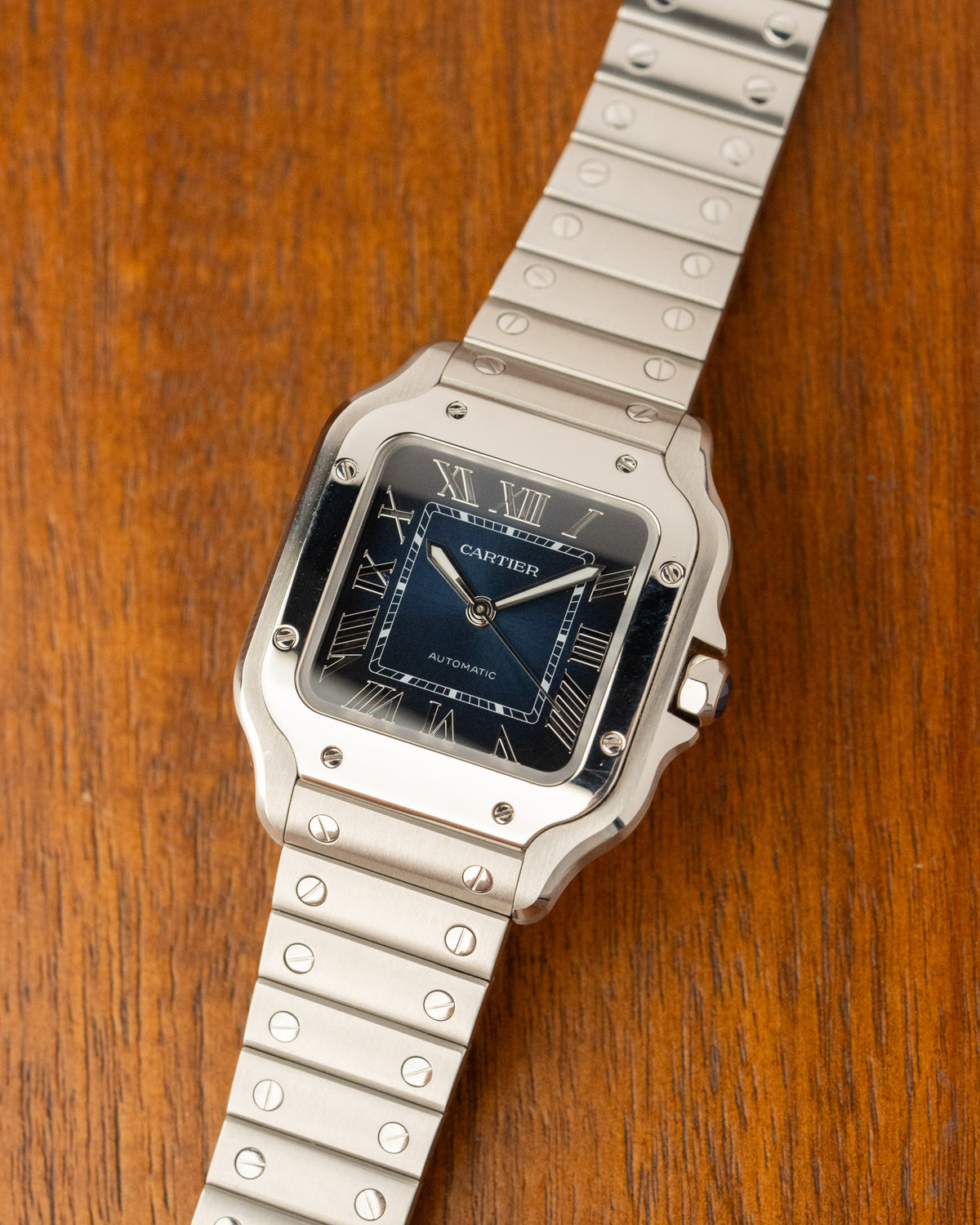 Cartier Santos De Cartier Medium Blue WSSA0063