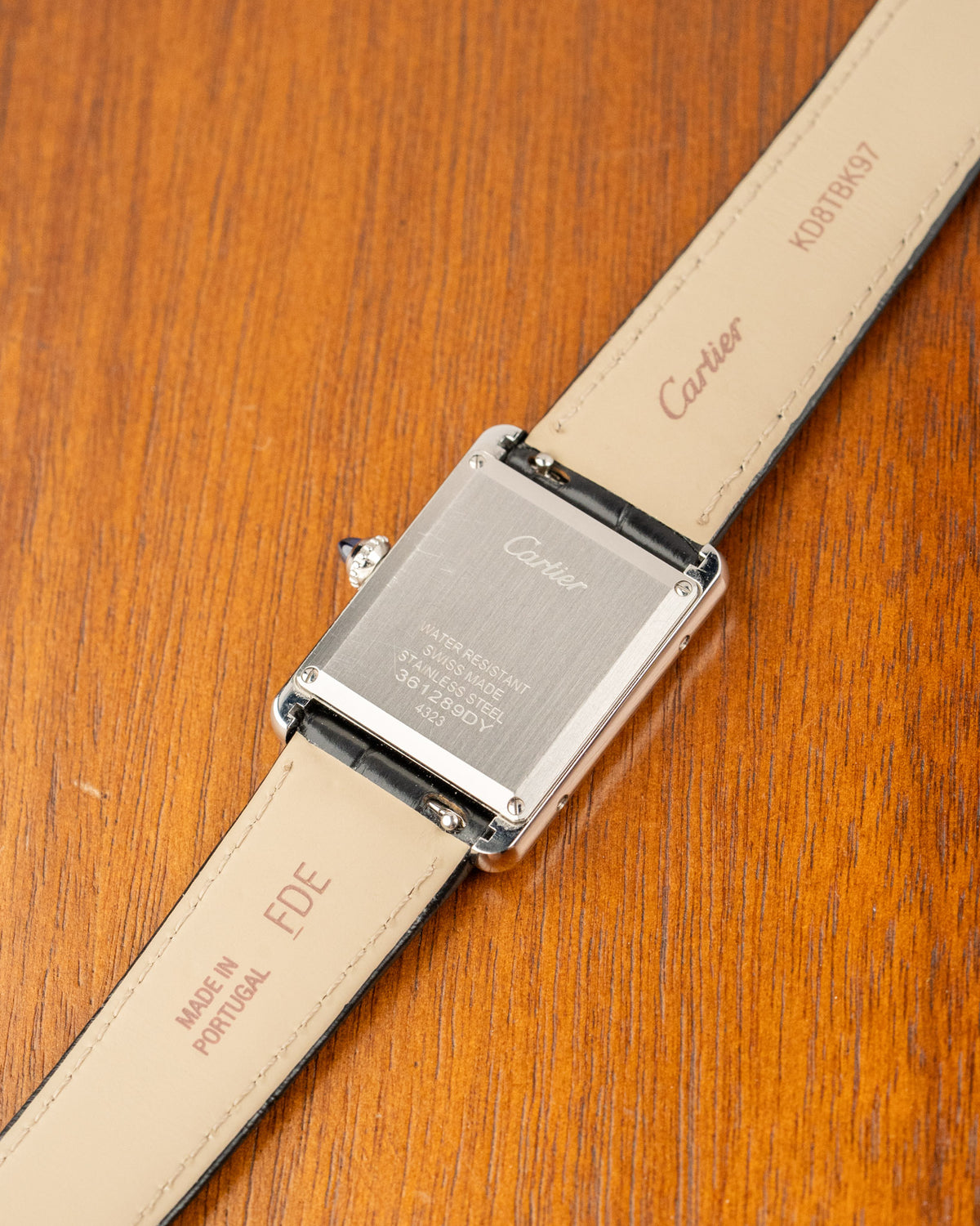 Cartier Tank WSTA0072 Black Dial
