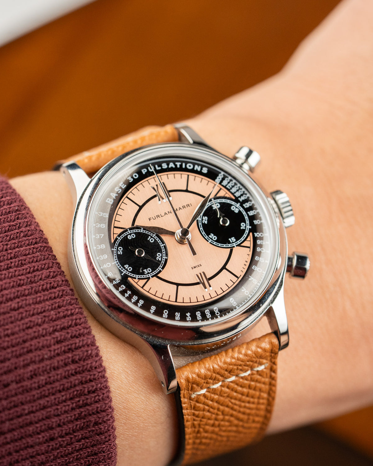 Furlan Marri x Revolution Salmon Dial Flyback 3188A