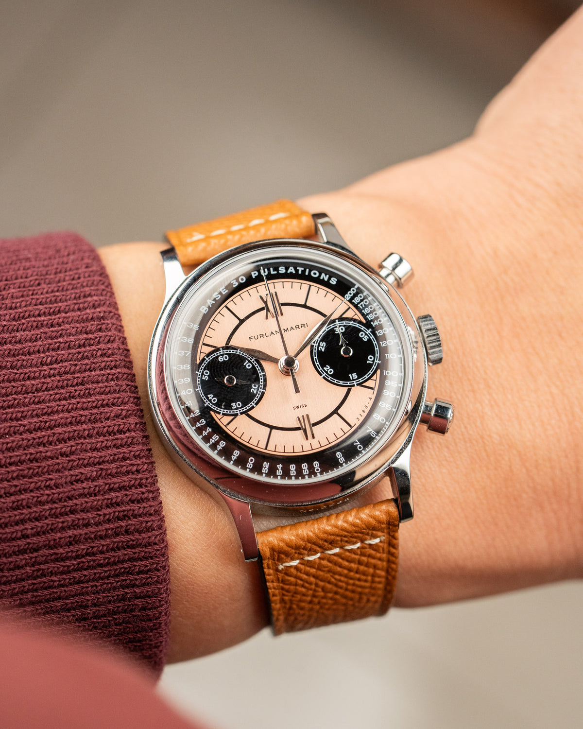Furlan Marri x Revolution Salmon Dial Flyback 3188A