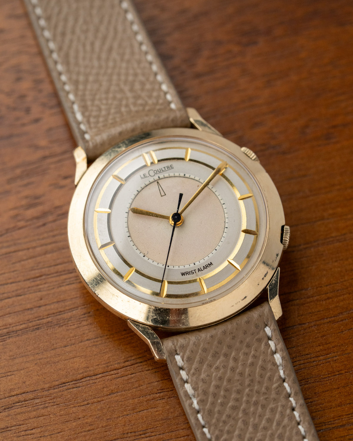 LeCoultre Memovox wrist alarm gold filled 1950s – photo 4