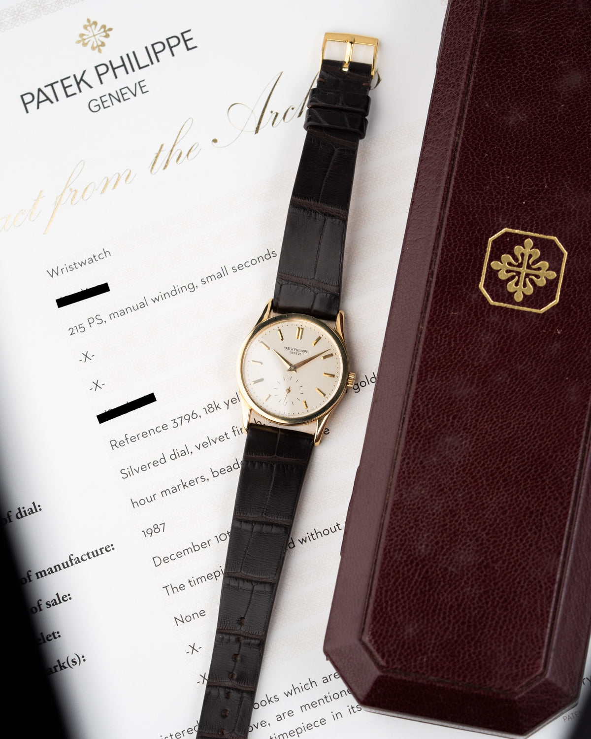 Patek Philippe Calatrava 3796 Silver Brushed Dial