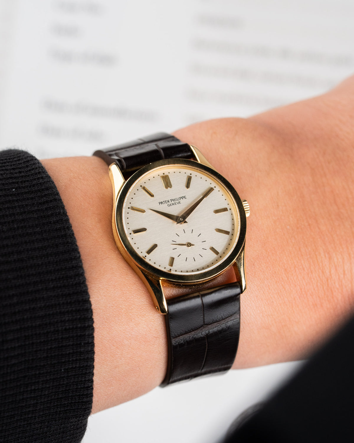Patek Philippe Calatrava 3796 Silver Brushed Dial