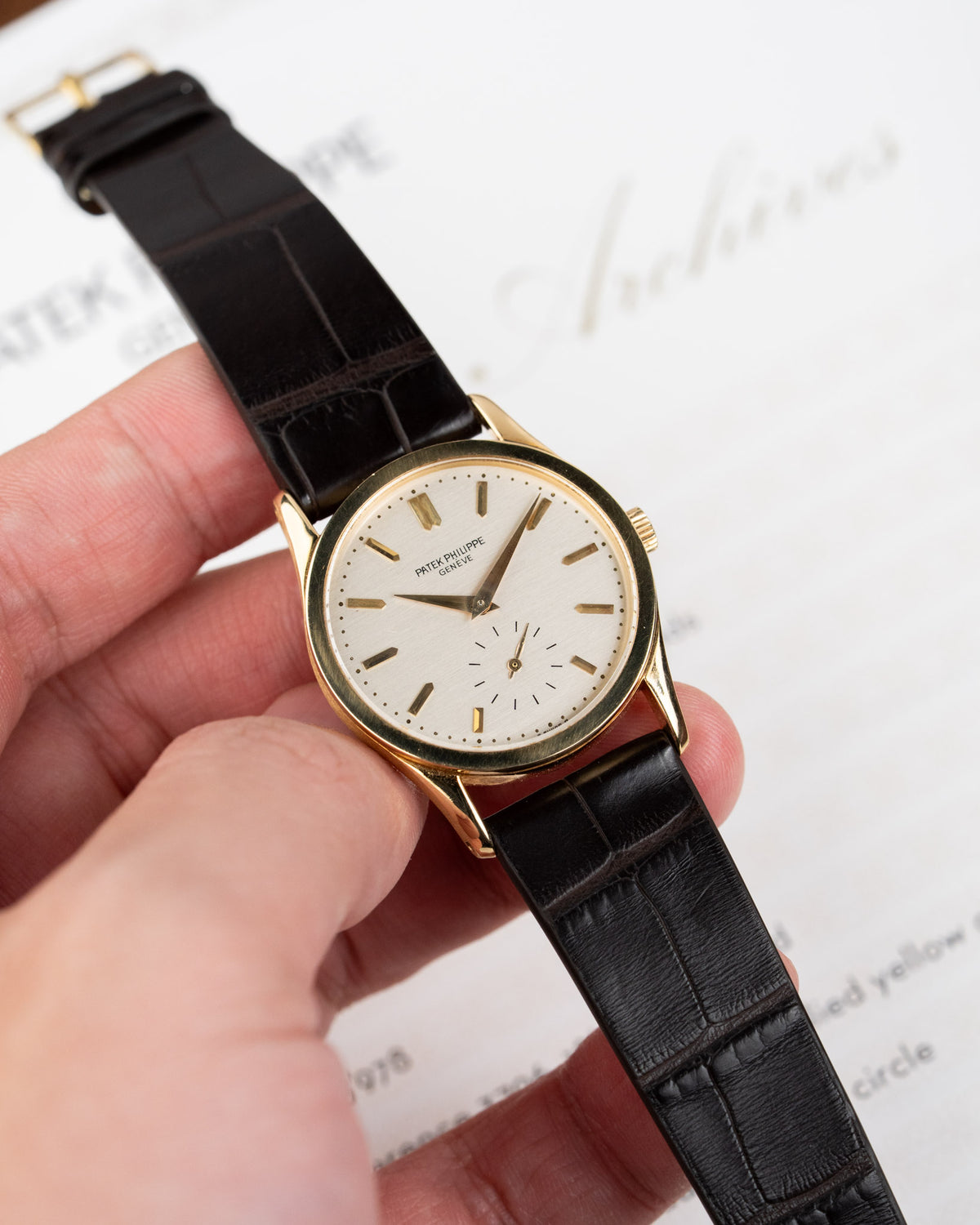 Patek Philippe Calatrava 3796 Silver Brushed Dial