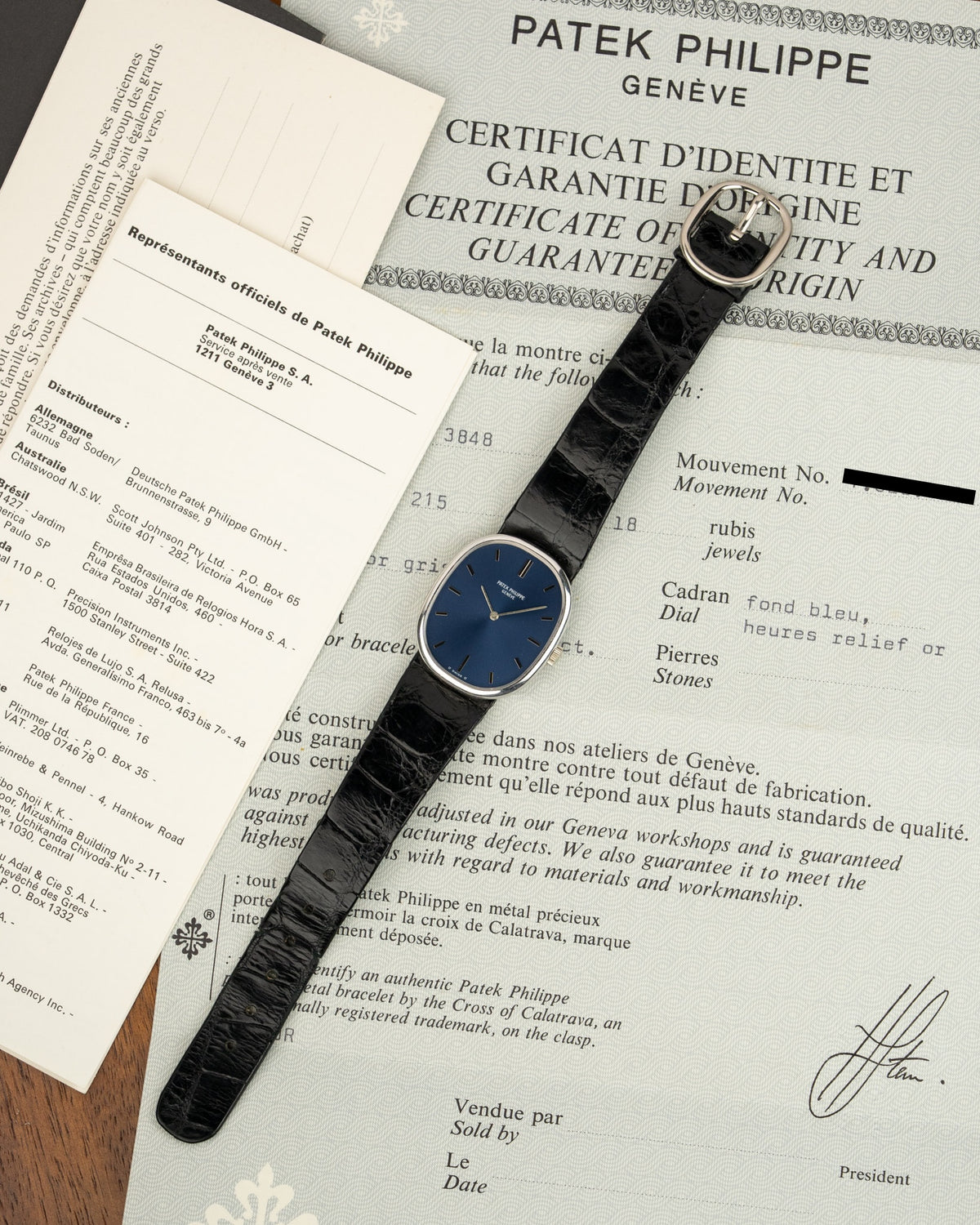Patek Philippe White Gold 3848 Papers – photo 2