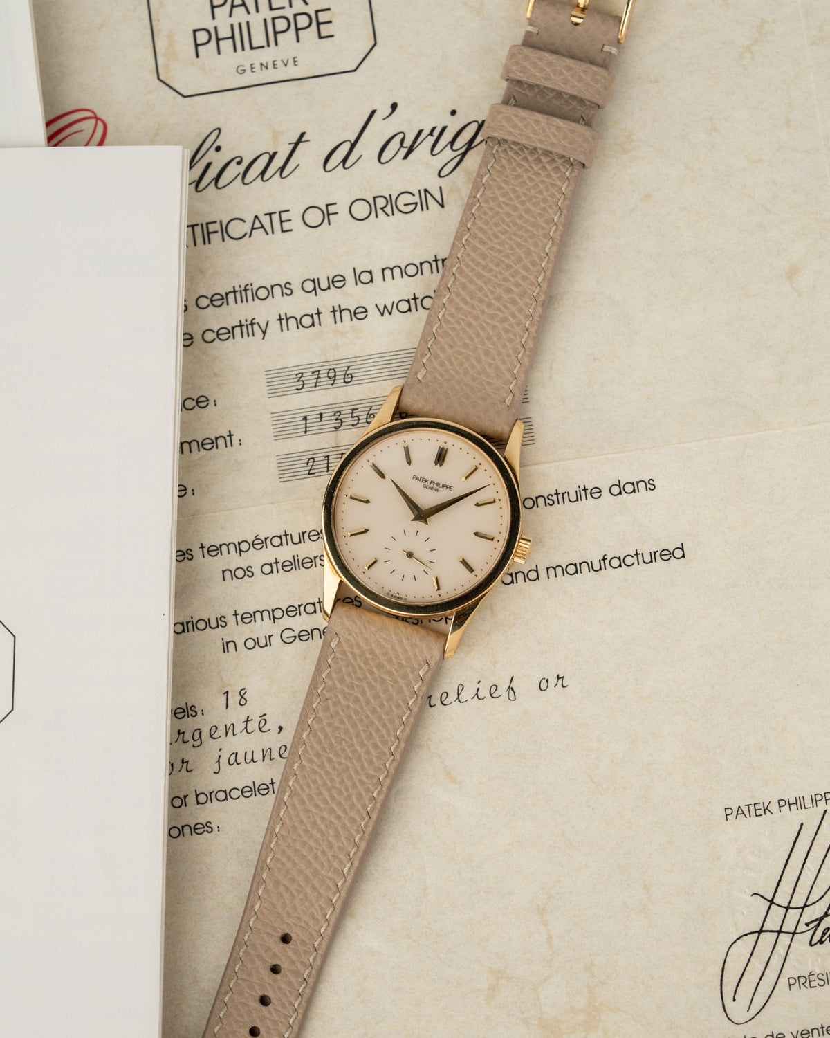 Patek Philippe Calatrava 3796 Ivory