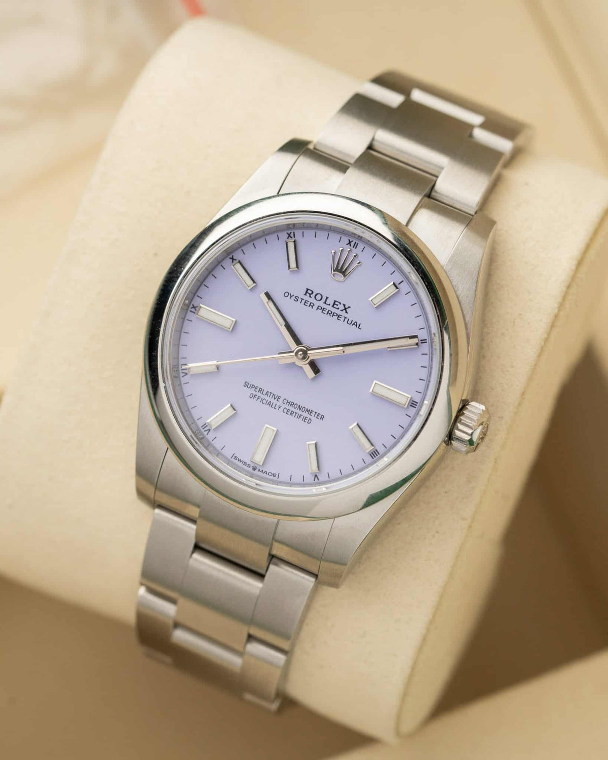 Rolex Oyster Perpetual 34mm 124200 Lavender Dial 2025
