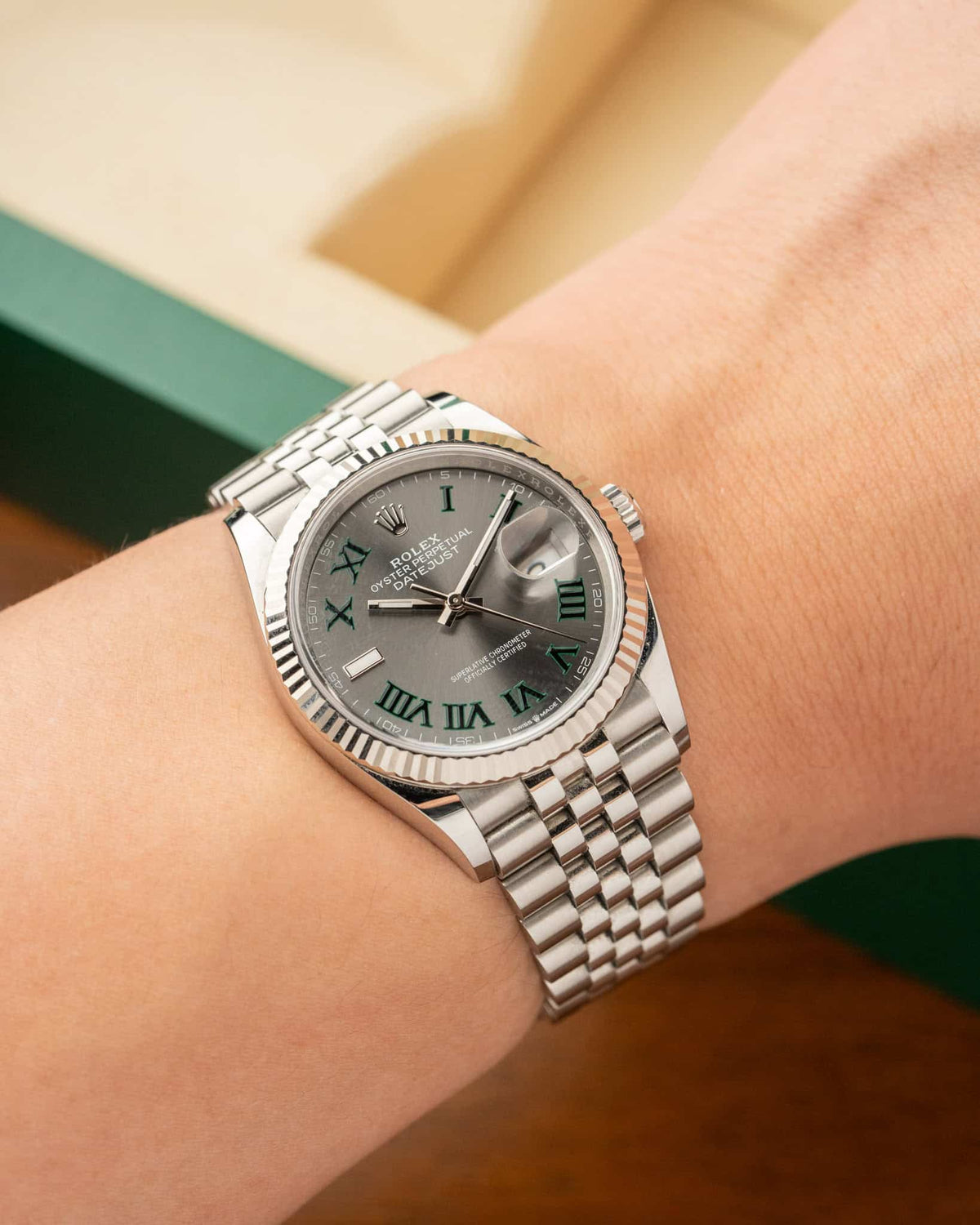 Rolex Datejust Wimbledon 36mm 126234 2024 Full Set