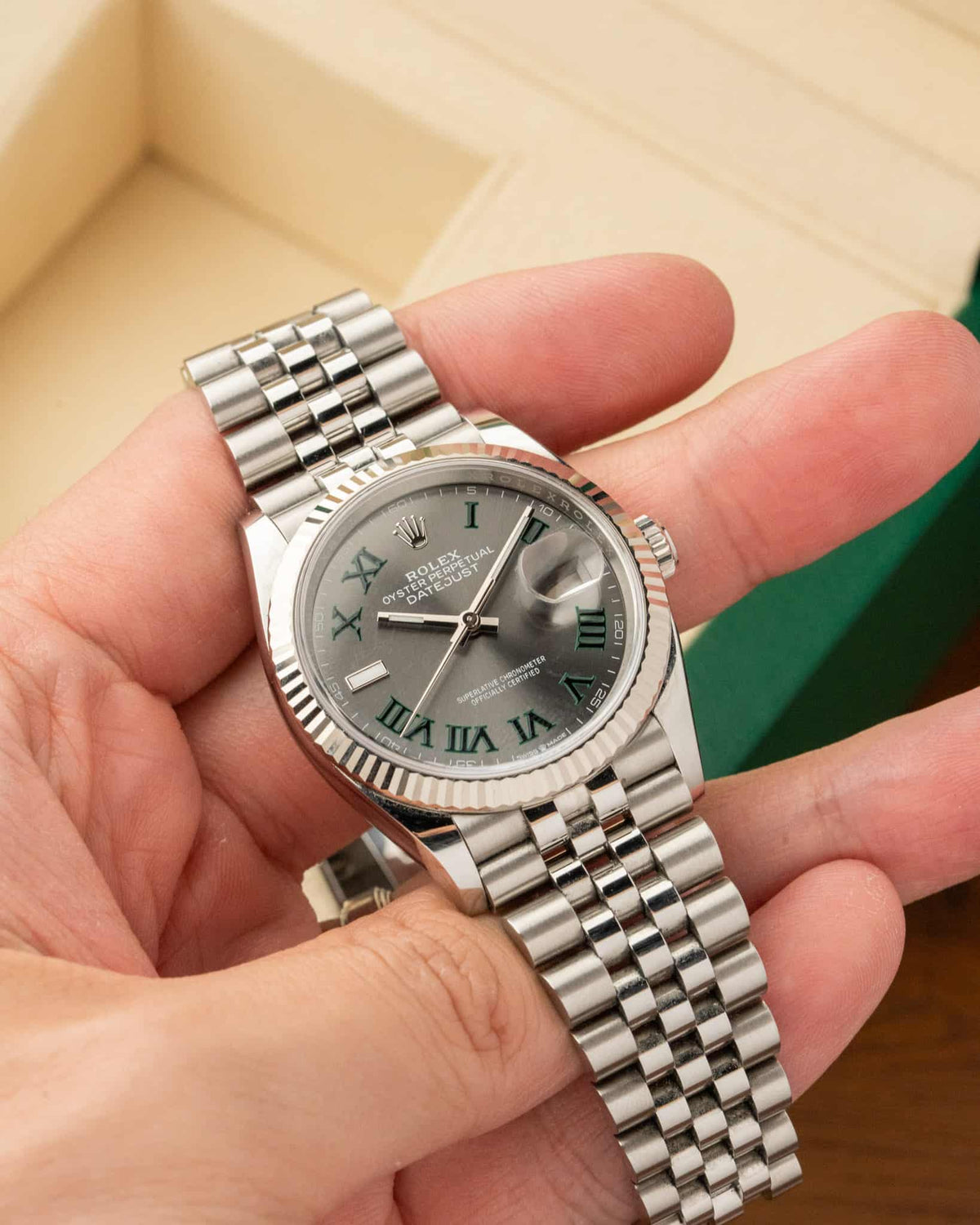 Rolex Datejust Wimbledon 36mm 126234 2024 Full Set