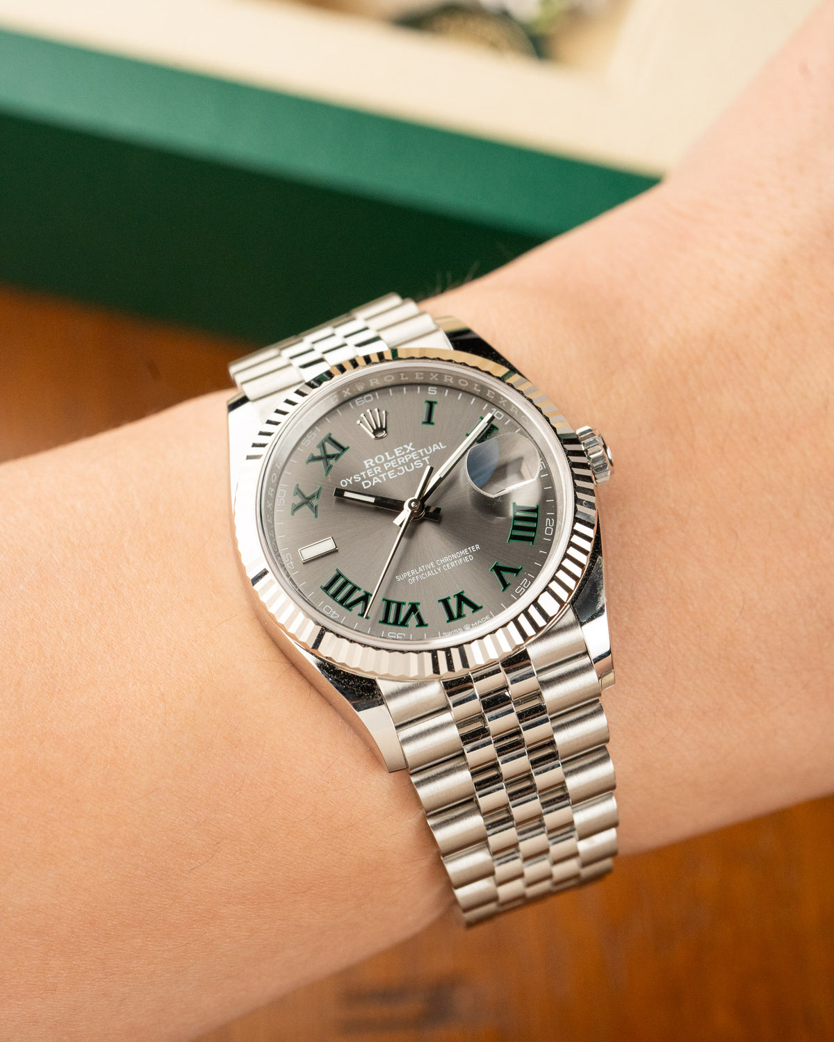 Rolex Datejust 36mm Wimbledon 126234 2023 – photo 3