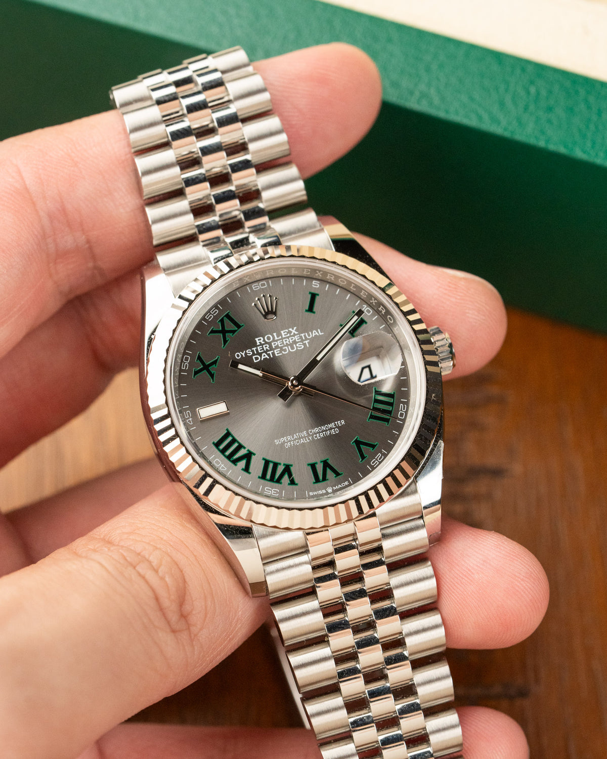 Rolex Datejust 36mm Wimbledon 126234 2023