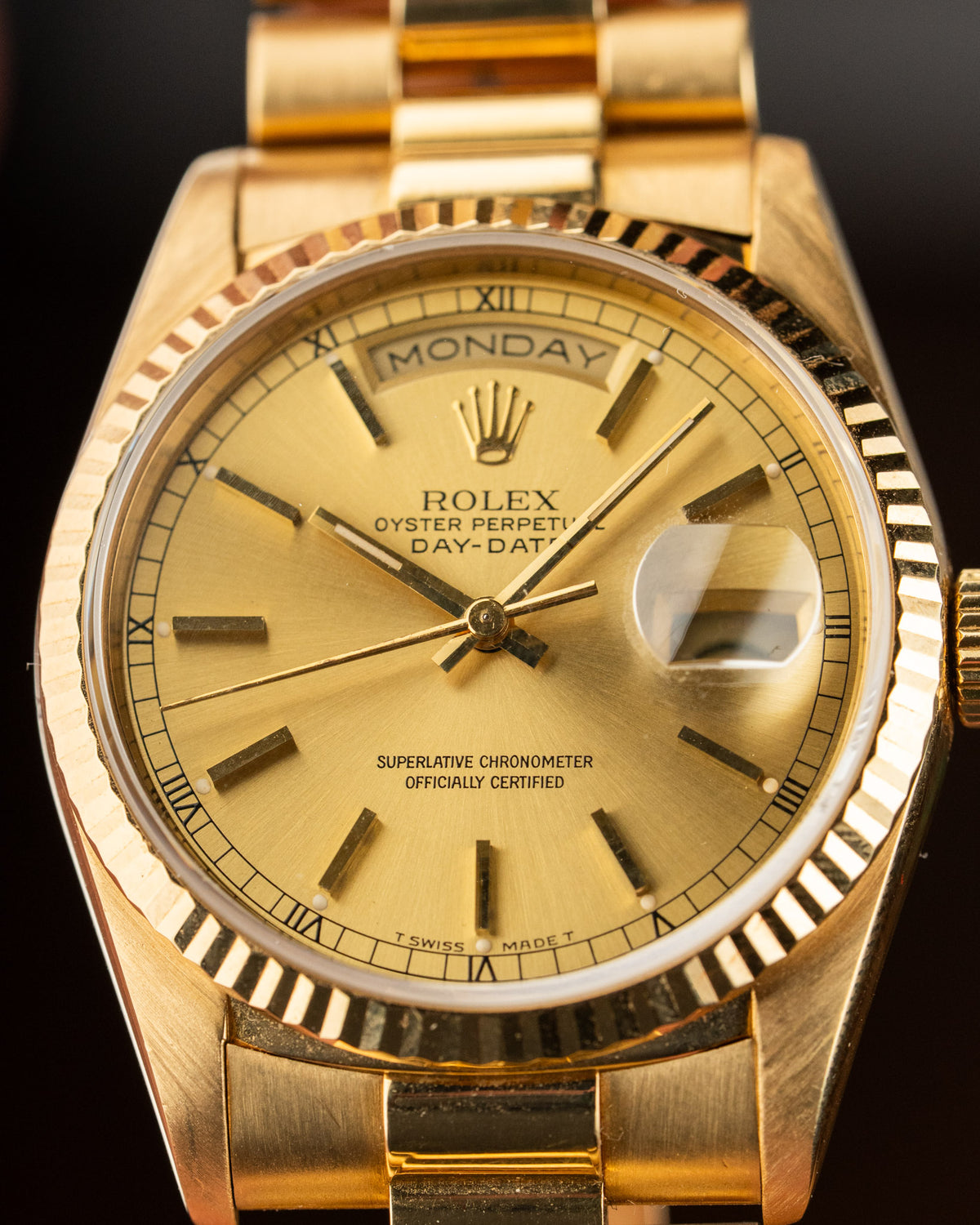 Rolex Day-Date 18238 Stick Dial