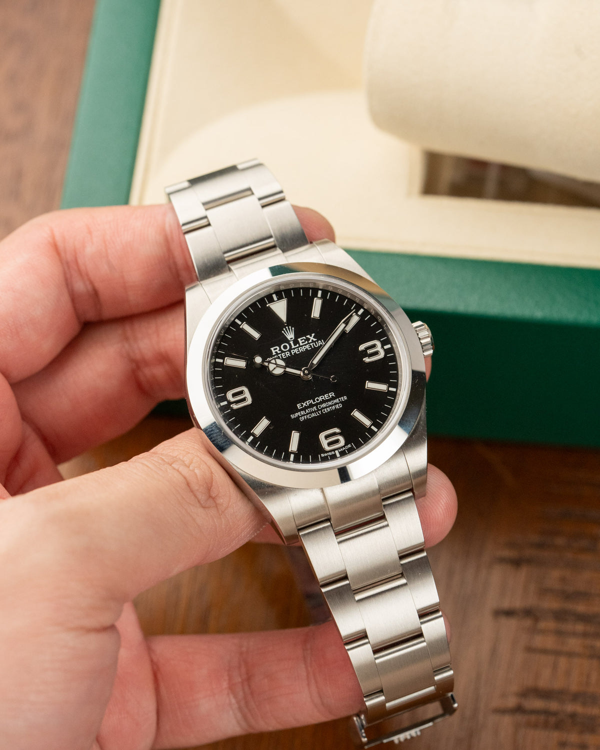 Rolex Explorer 39mm 214270 2019 Full Set