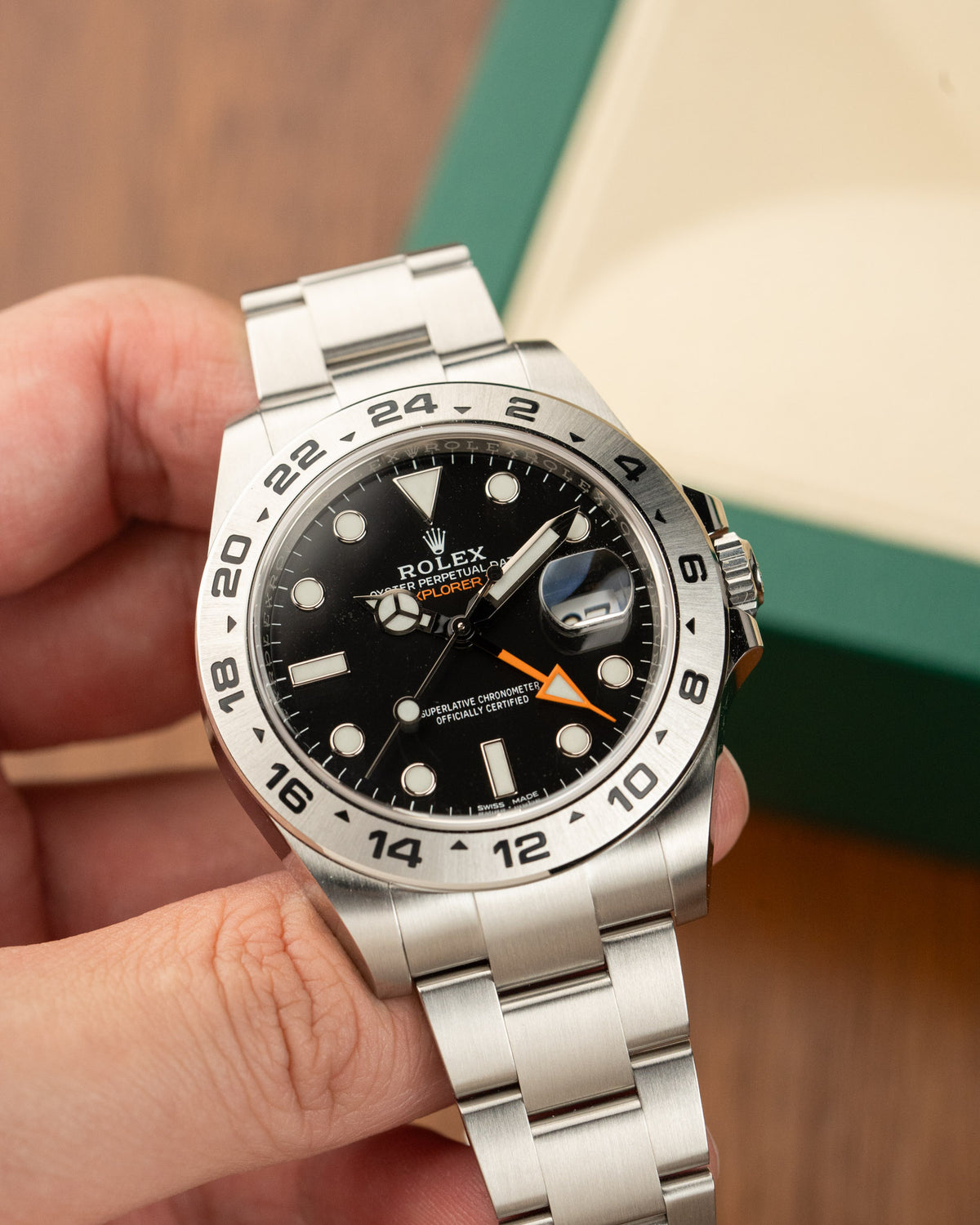 Rolex Explorer II Black Dial 216570