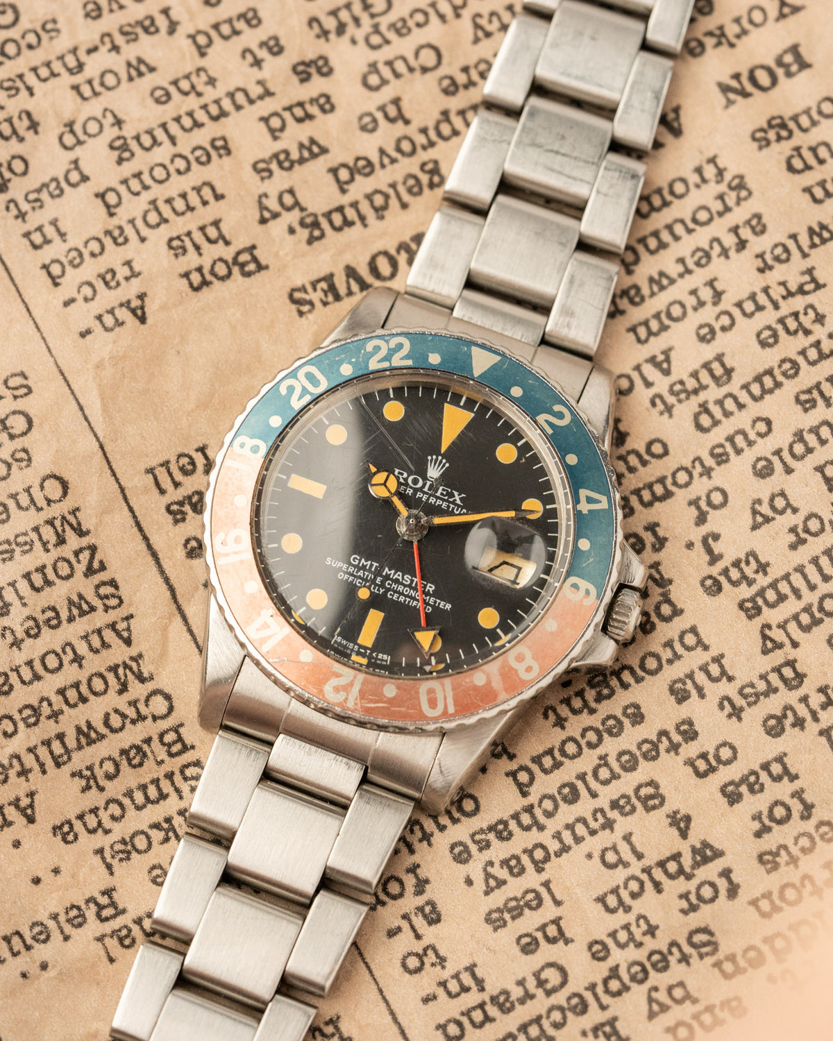 Rolex 1675 GMT Master Pumpkin MK 4