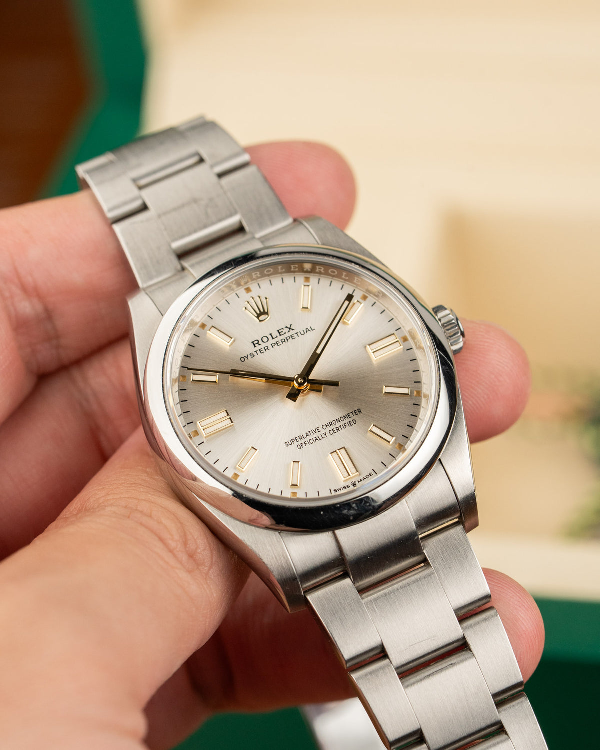 Rolex Oyster Perpetual 36mm Silver 126000 2023