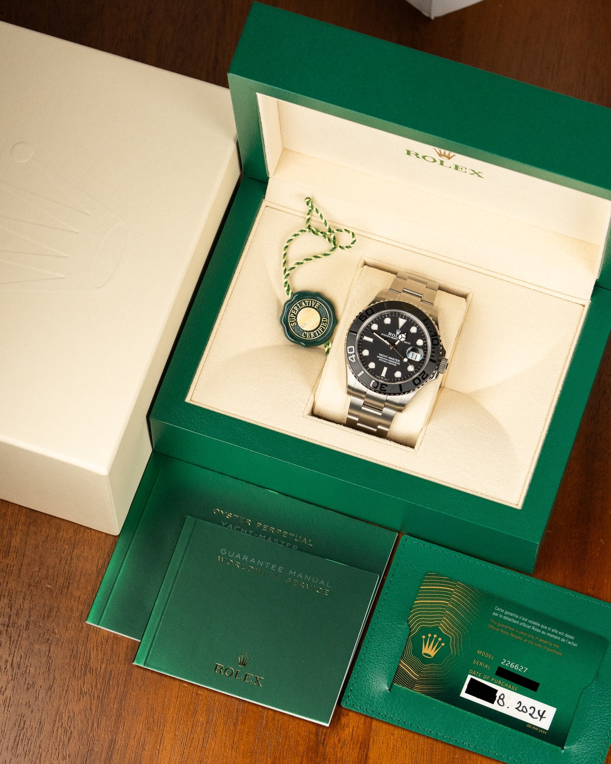 Rolex Yachtmaster II Ti 226627 2024 Full Set