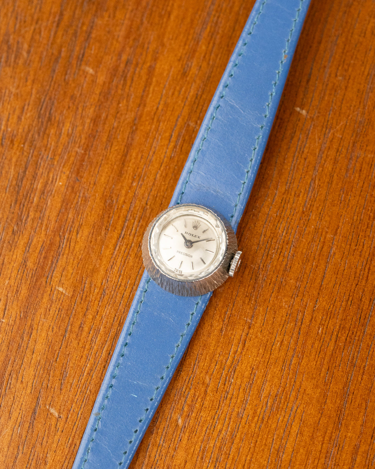 Rolex Chameleon 18k white gold circular engraved case – photo 9