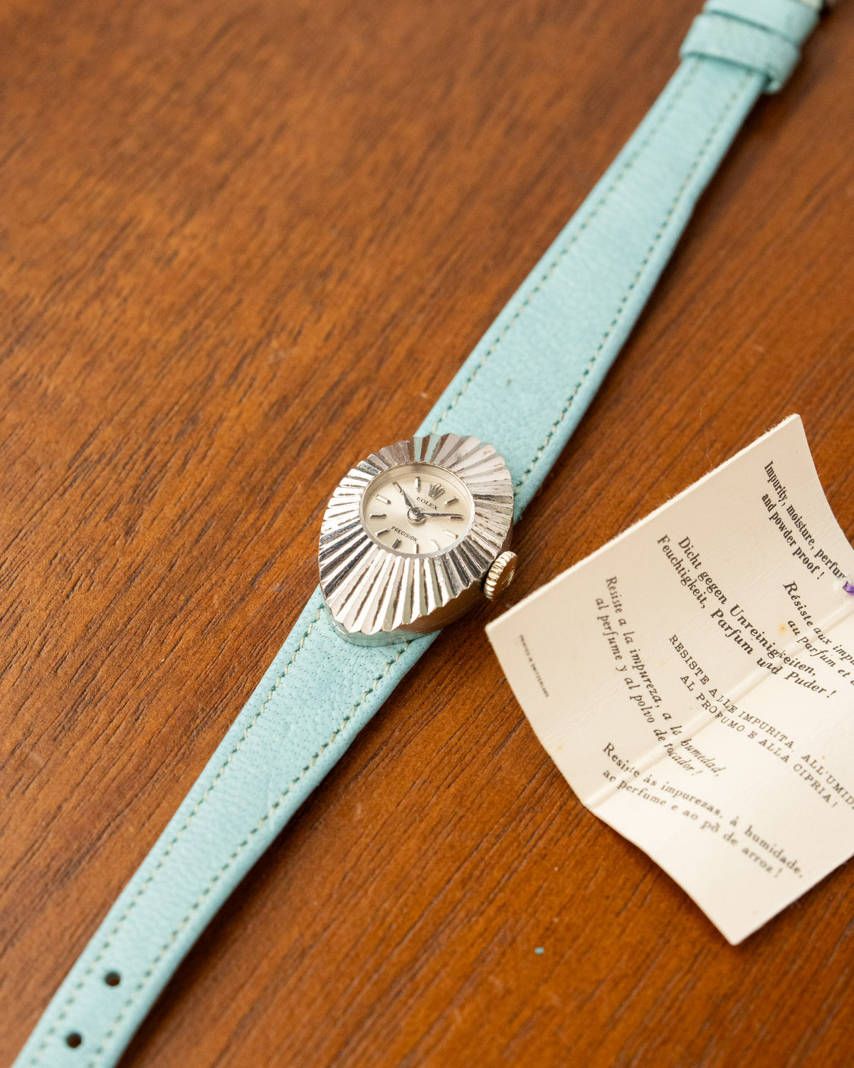 Rolex Chameleon 18k white gold with Rolex tag and booklet – photo 2