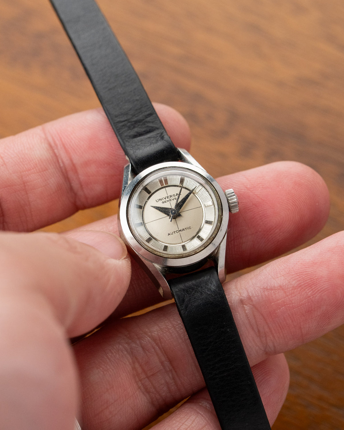 Universal Genève Mini Polerouter 27601-2 stainless steel silver dial – photo 1