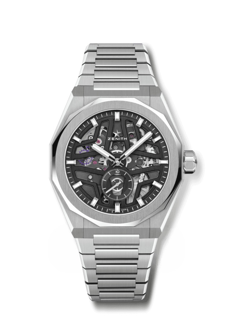 DEFY Skyline Skeleton Black with Bracelet