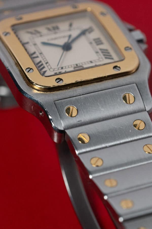 Cartier Santos Galbee Twotone-Gold-Stainless-Steel