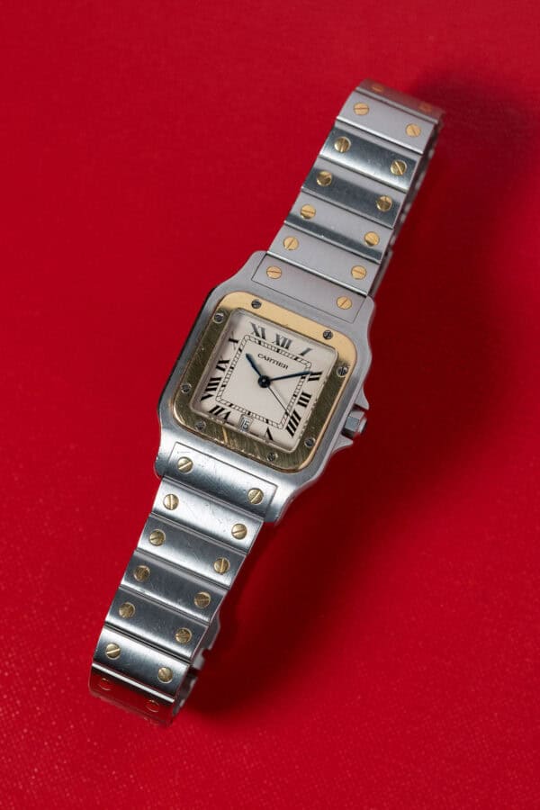 Cartier Santos Galbee Twotone-Gold-Stainless-Steel