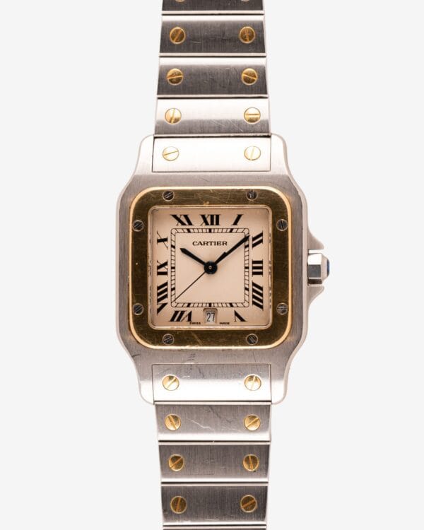 Cartier Santos Galbee Twotone-Gold-Stainless-Steel