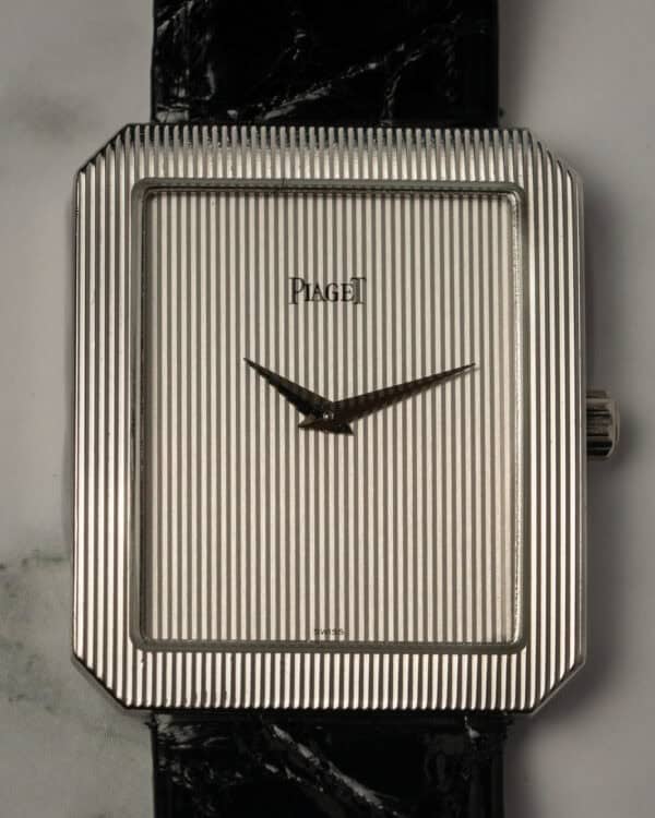 Piaget Protcole with Tapestry Dial Jumbo ref 90154 - Image 3