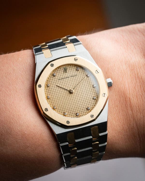 Audemars Piguet Royal Oak 33mm Two-Tone Quartz Wrist Shot