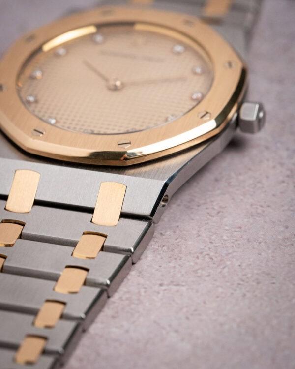 Audemars Piguet Royal Oak 33mm Two-Tone Quartz Bracelet Macro 2nd Shot